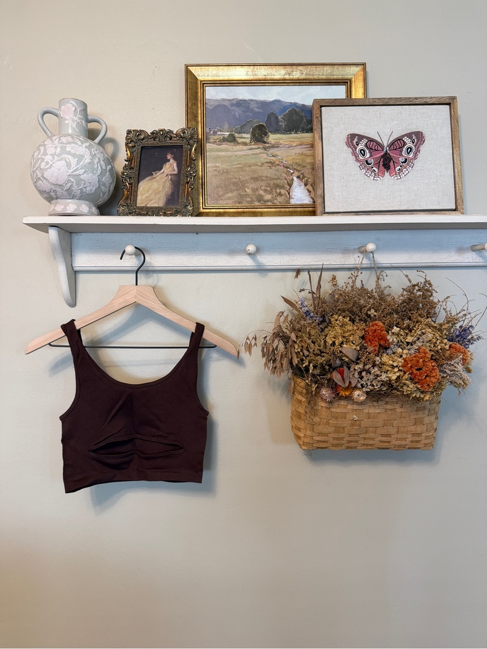 Urban Outfitters Brown Tank Crop Top